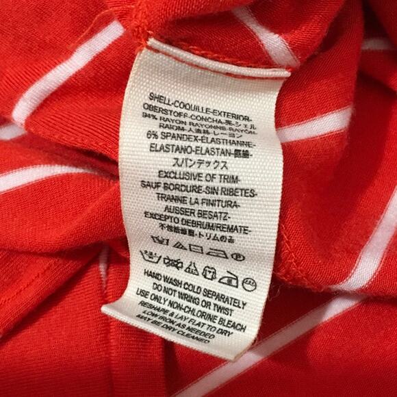 Free People We the Free Can't Fool Me Striped Tee - Red - XS - Picture 10 of 10